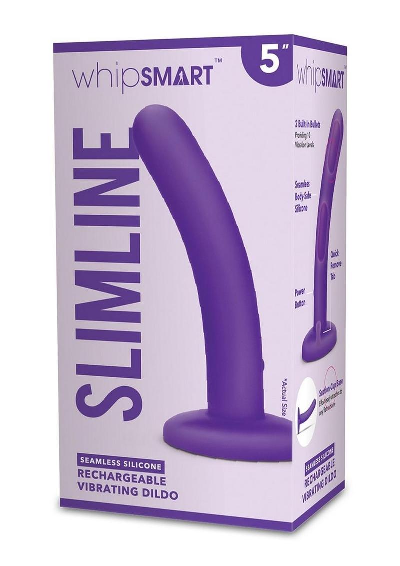 WhipSmart Rechargeable Silicone Slimline Dildo