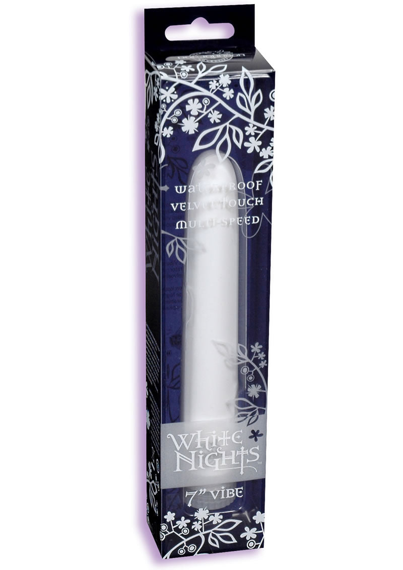 White Nights Velvet Touch Vibrator Waterproof