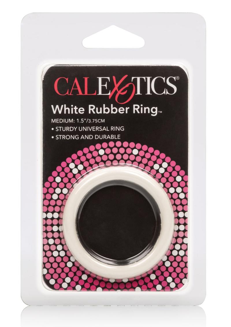 White Rubber Cock Ring