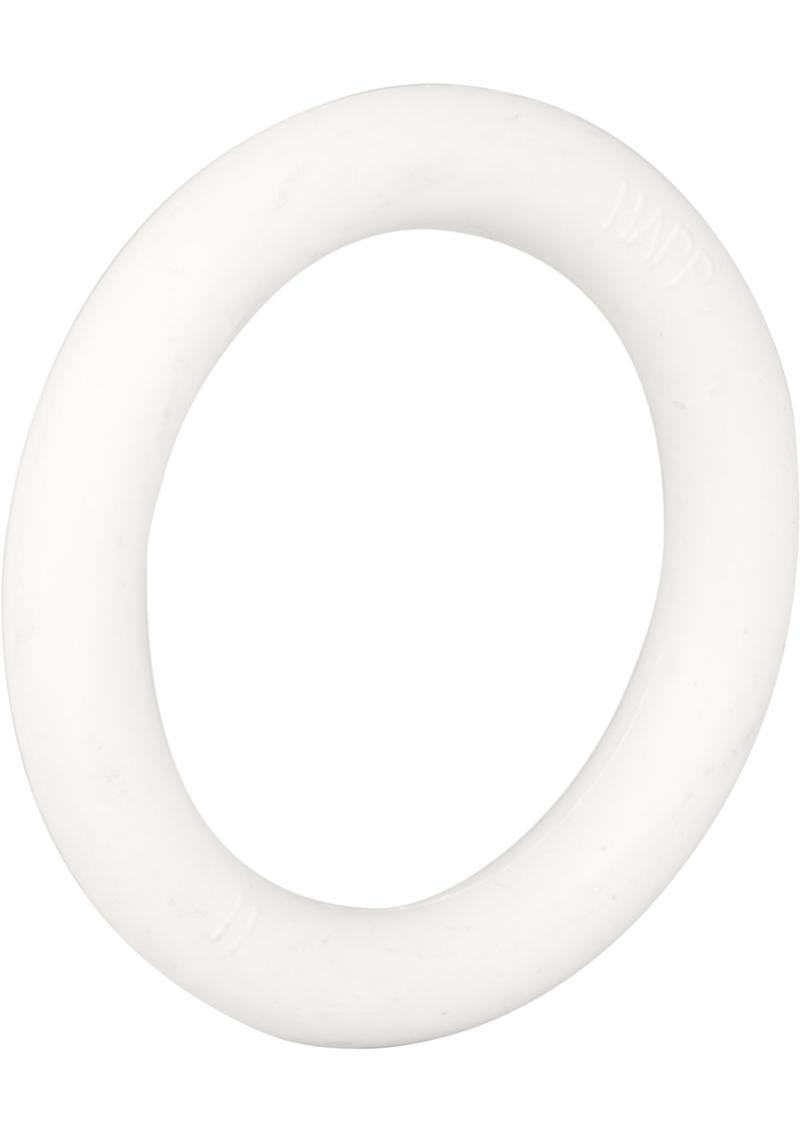 White Rubber Cock Ring