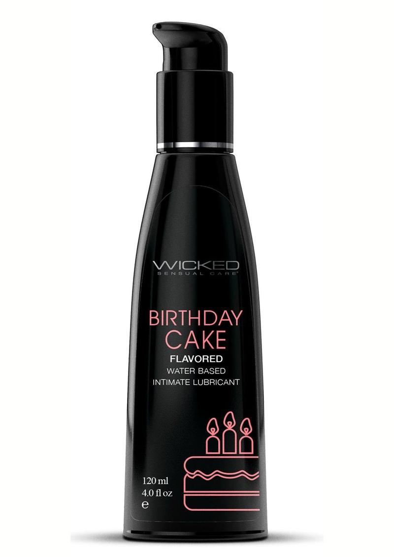 Wicked Aqua Water Based Flavored Lubricant Birthday Cake
