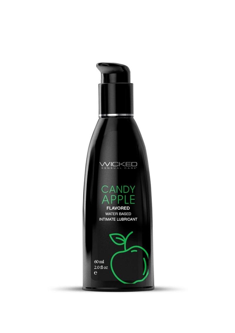 Wicked Aqua Water Based Flavored Lubricant Candy Apple