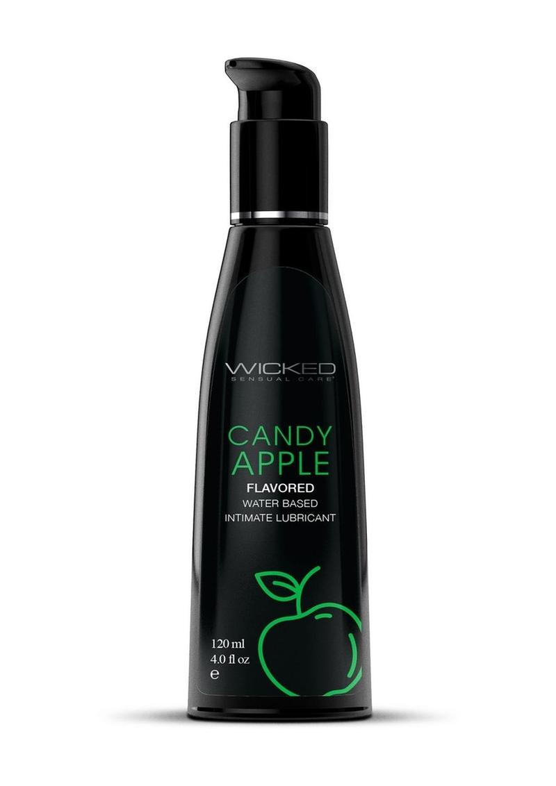 Wicked Aqua Water Based Flavored Lubricant Candy Apple