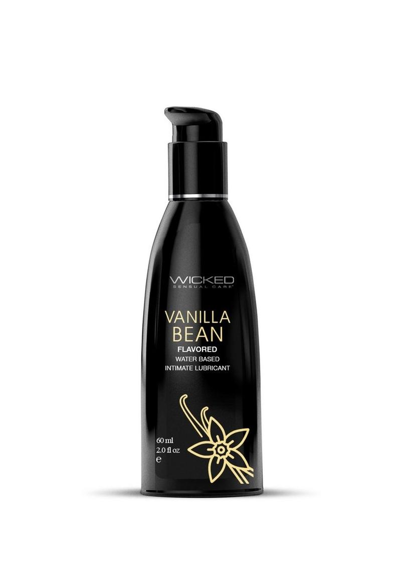 Wicked Aqua Water Based Flavored Lubricant Vanilla Bean