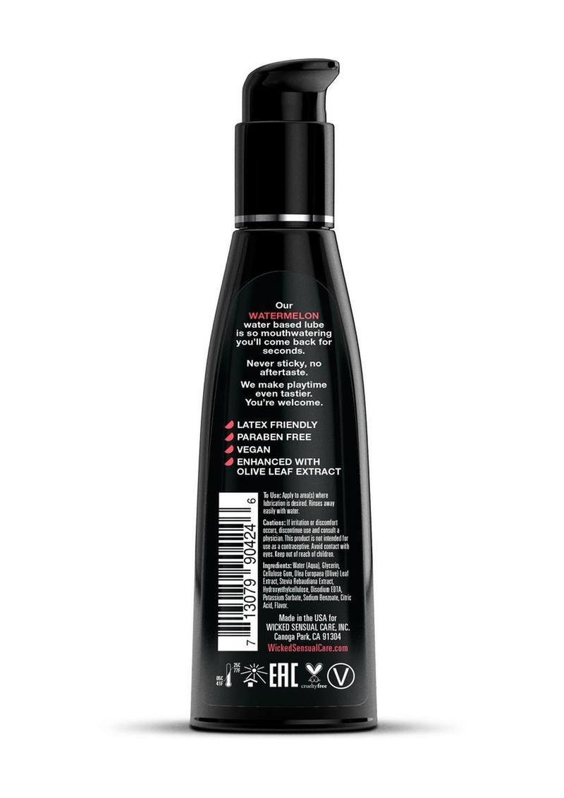 Wicked Aqua Water Based Flavored Lubricant Watermelon