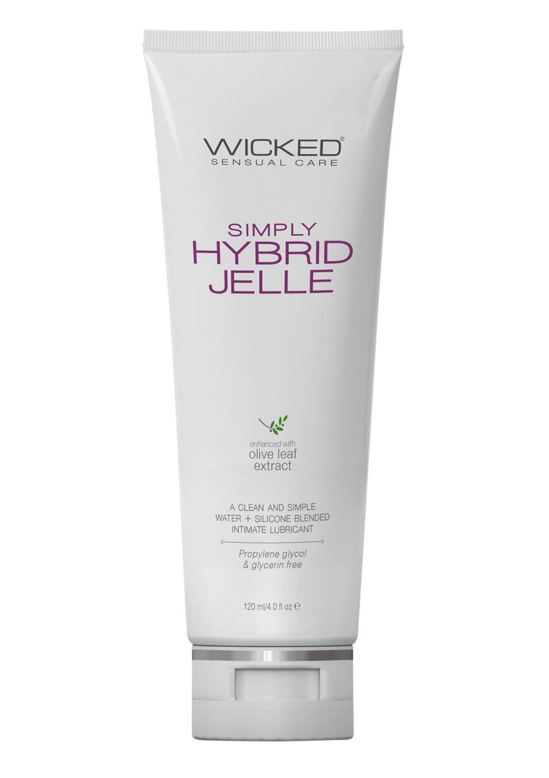 Wicked Simply Hybrid Jelle Lubricant with Olive Leaf Extract
