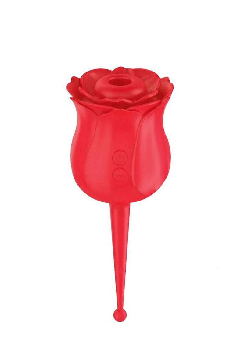 Wild Rose Le Point Rechargeable Silicone Suction Vibrator