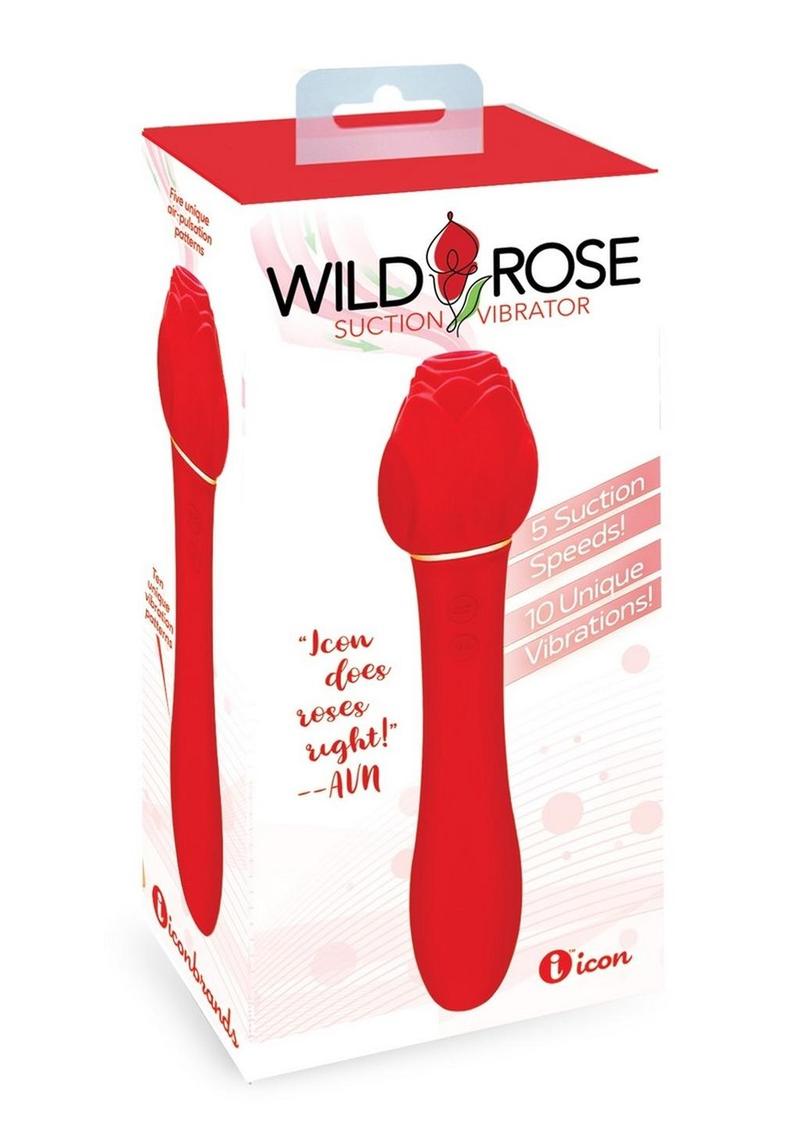 Wild Rose Rechargeable Silicone Suction + Vibrator