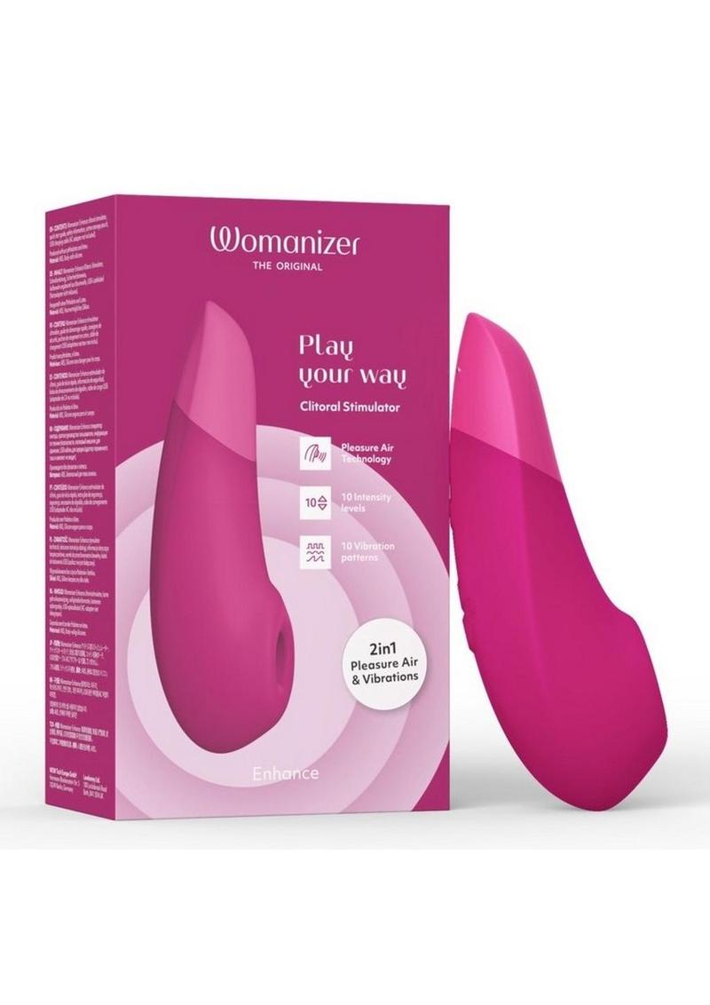 Womanizer Enhance Rechargeable Silicone Clitoral Stimulator - Vibrant