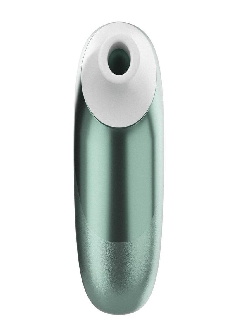 Womanizer Pleasure Air Pro Rechargeable Silicone Air Pulse Clitoral Vibrator - Sage