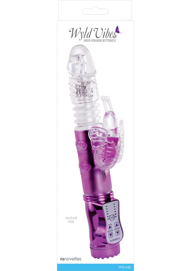 Wyld Vibes Deep Stroker Butterfly Rabbit Vibrator