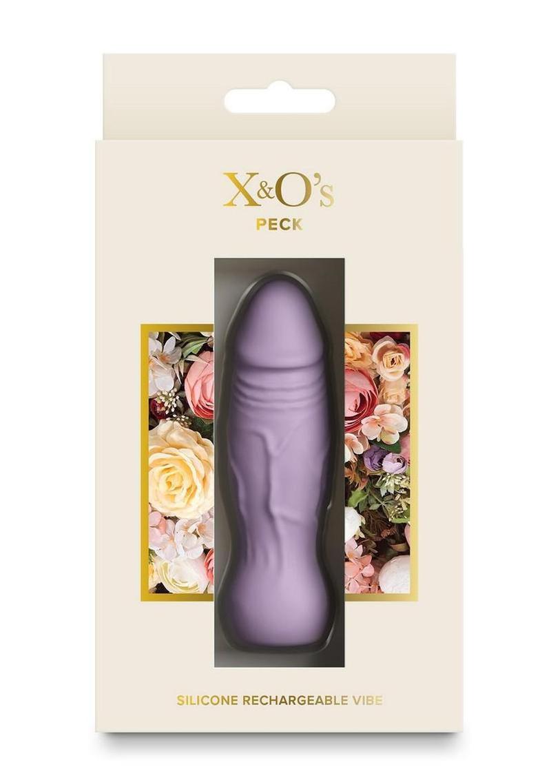 X and O's Peck Rechargeable Silicone Compact Vibrator