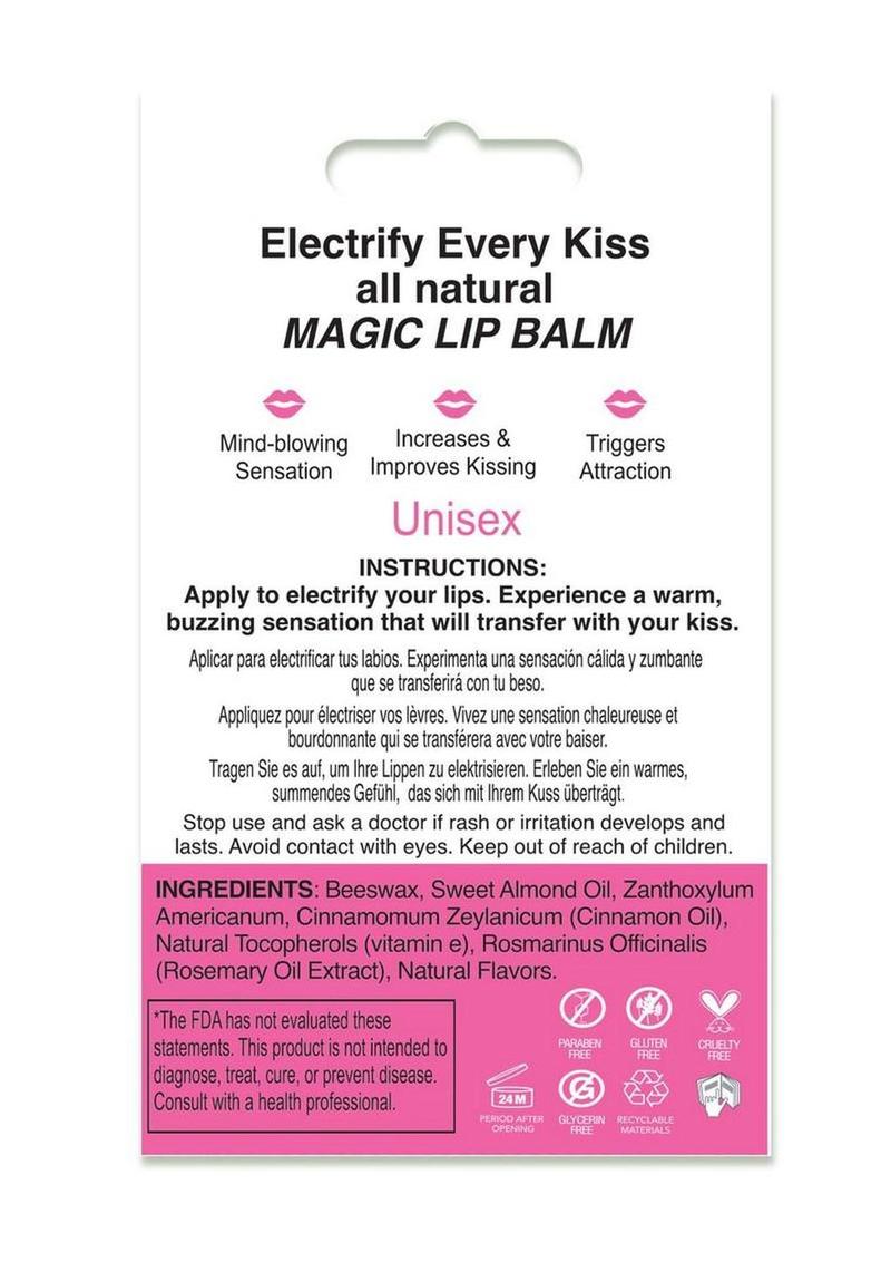 X On The Lips Buzzing Lip Balm with Pheromones Bubble Gum Flavor
