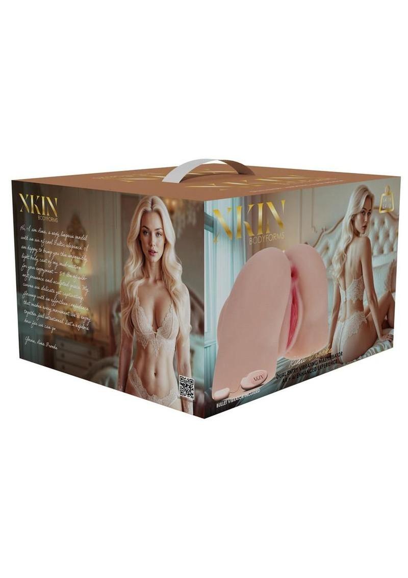 Xkin Rina Brooks Dual Entry Bodyforms Masturbator - Pussy/Ass