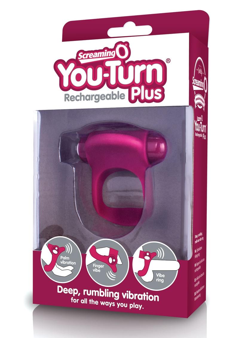 You-Turn Rechargeable Plus Silicone Ring Waterproof