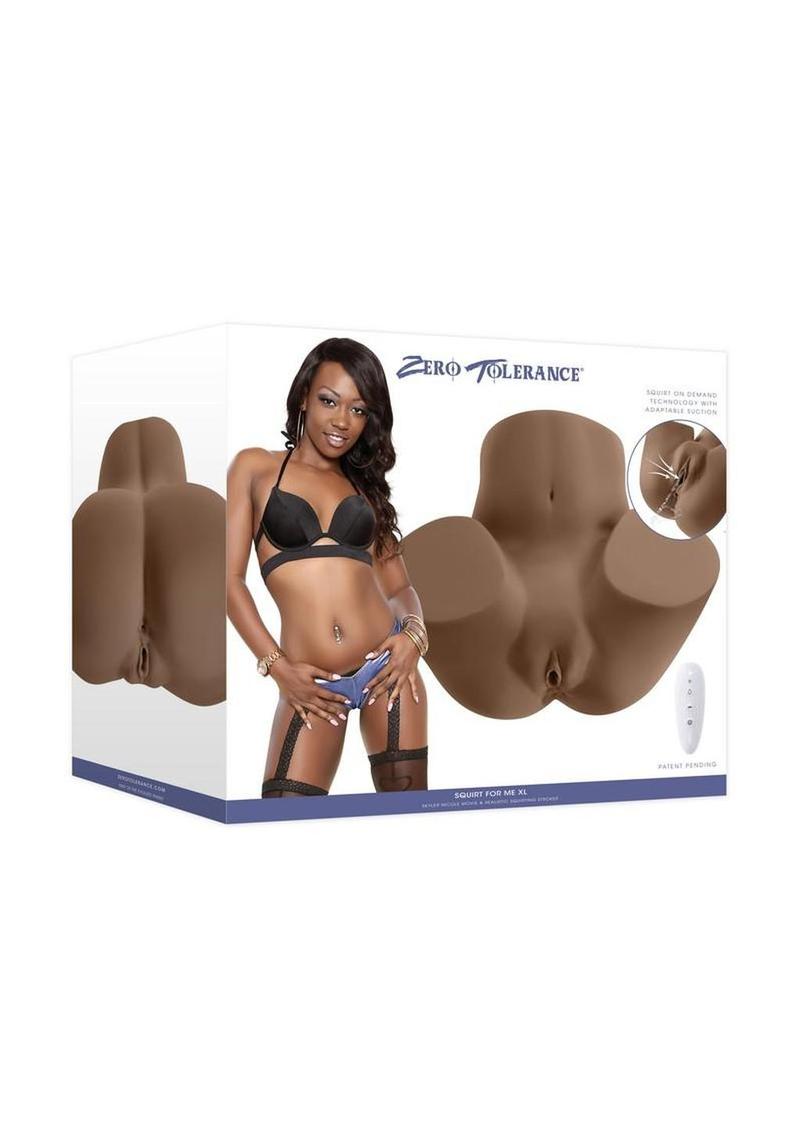 Zero Tolerance Squirt For Me XL Rechargeable Realistic Squirting Pussy Stroker with Remote Control
