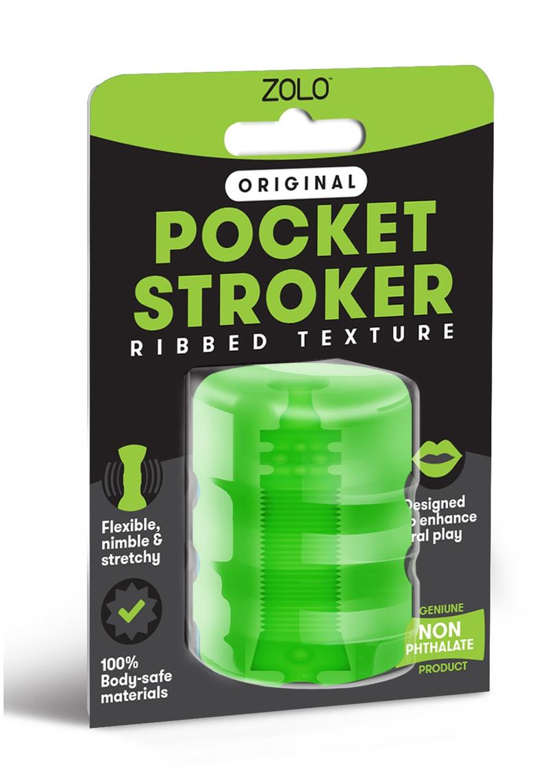 ZOLO Original Pocket Stoker Ribbed Texture - Mouth