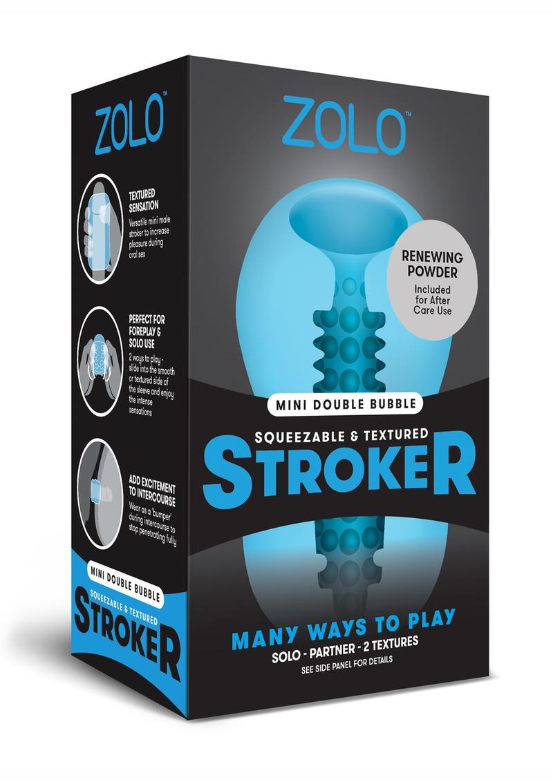 ZOLO Squeezable Mini Double Bubble Masturbator