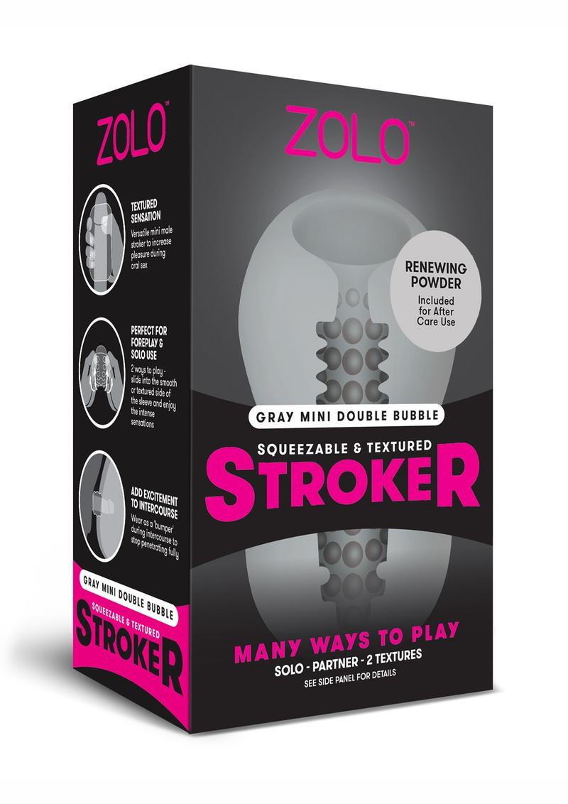 ZOLO Squeezable Mini Double Bubble Masturbator