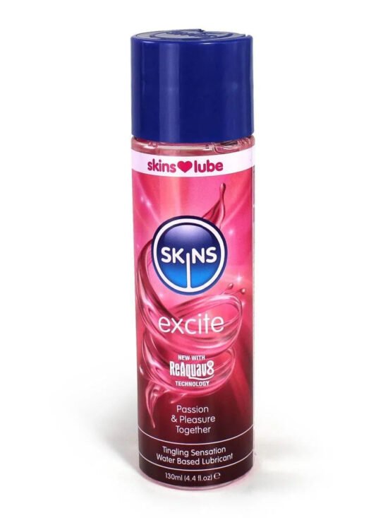 Skins Excite Tingling Water Fruit Water Based Lubricant 4.4 oz