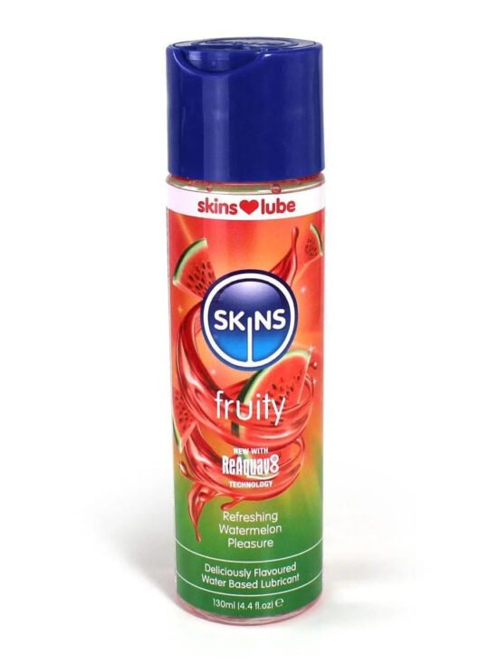 Skins Watermelon Fruit Water Based Lubricant 4.4 oz