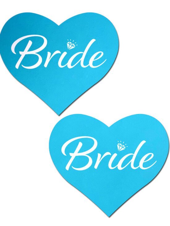 Pastease Bride Blue Heart Pasties