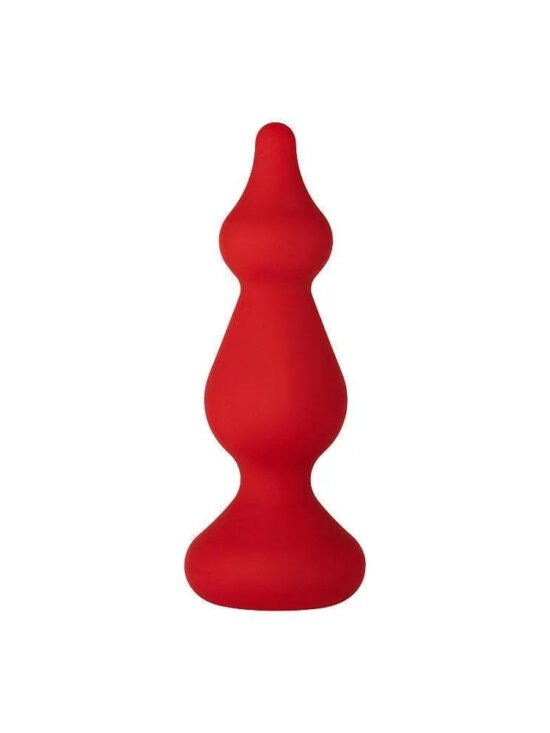 Forto F-30 Pointer Pointed Tip Butt Plug with Flat Base Red
