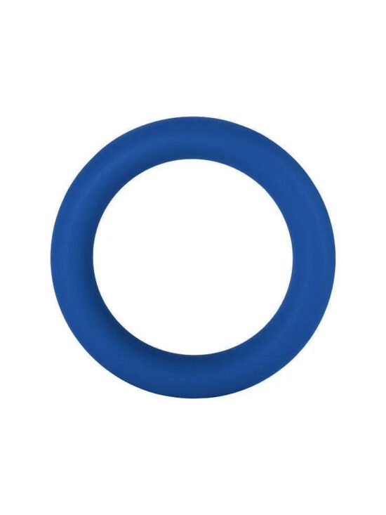 Forto F-64 100% Silicone Wide Penis Ring Blue