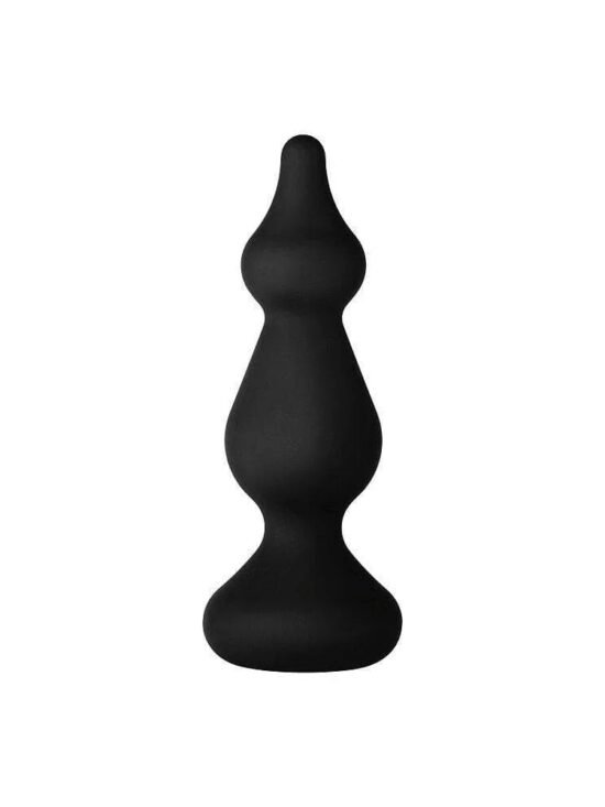 Forto F-30 Pointer Pointed Tip Butt Plug with Flat Base Black