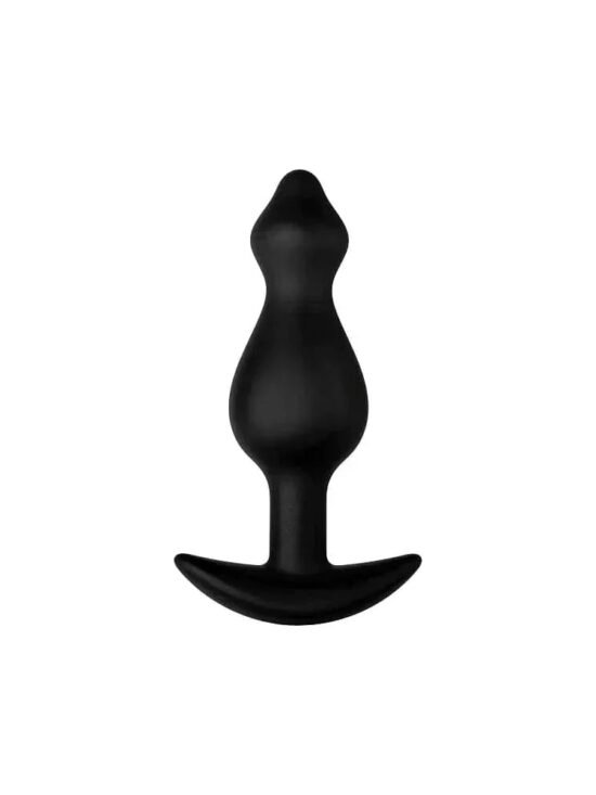 Forto F-78 Pointee 100% Silicone Multi Size Cones Pointed Tip Butt Plug Black