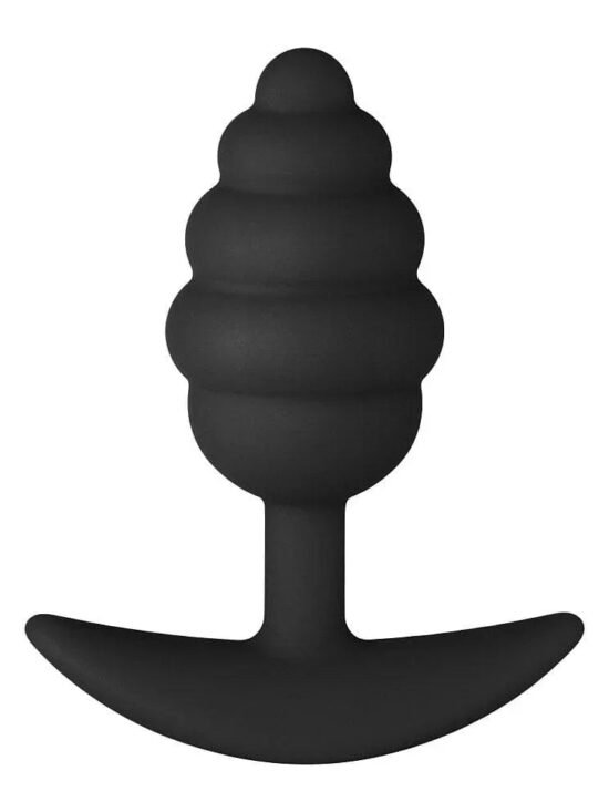Forto F-83 Honey Dipper Plug 100% Silicone Spiral Ribbed Butt Plug