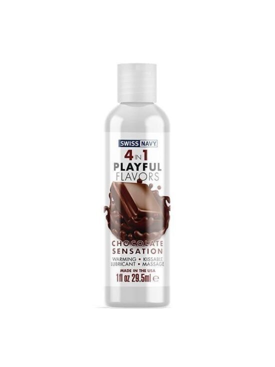 4 In 1 Multi Use Massage Gel & Lubricant Chocolate Sensation