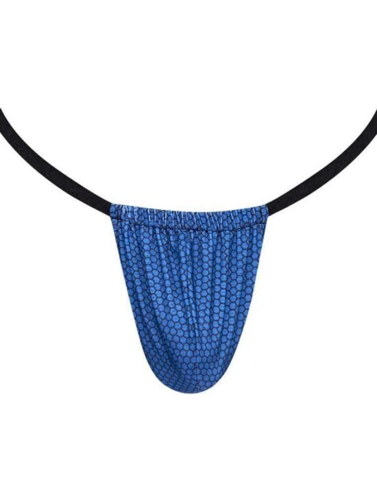 Male Power Sexagon Posing Strap Royal Blue