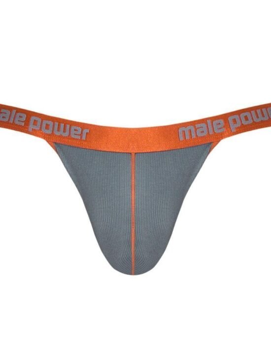 Male Power Casanova Uplift Thong Gray