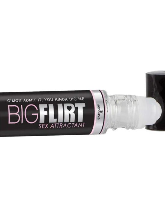 Sensuva Big Flirt Pheromone Sex Attractant Roll-On 0.34 oz