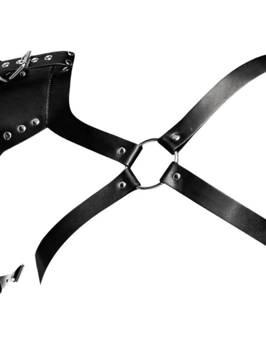 Male Power Leather Men's Aquarius Black One Size