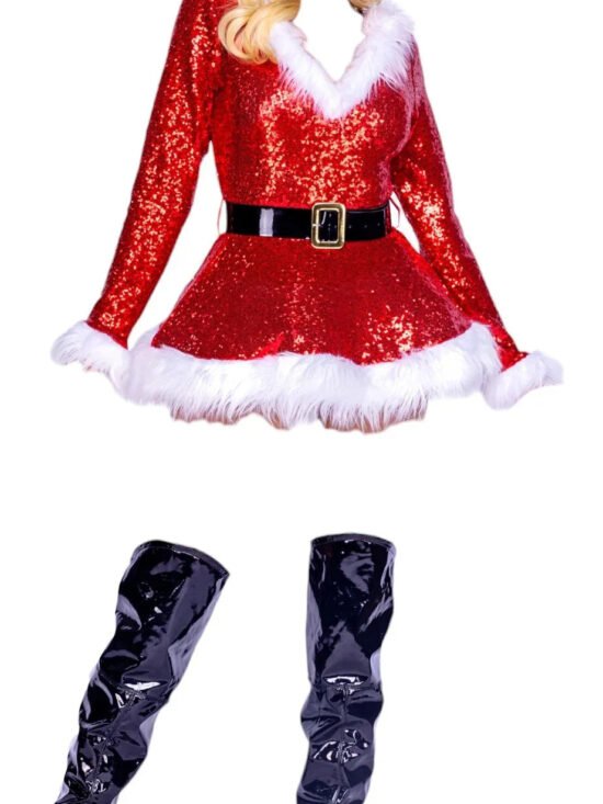 Roma Costume 2 PC Holiday Vixen Red/White
