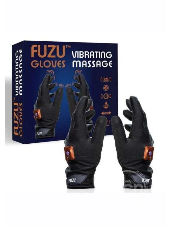 Fuzu Rechargeable Vibrating Massage Right and Left Hand Gloves