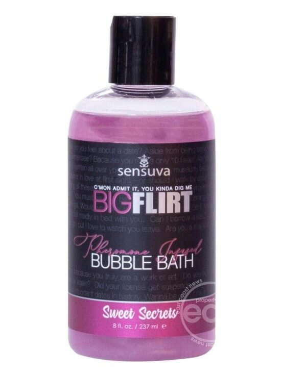 Big Flirt Pheromone Bubble Bath 8 oz - Sweet Secrets