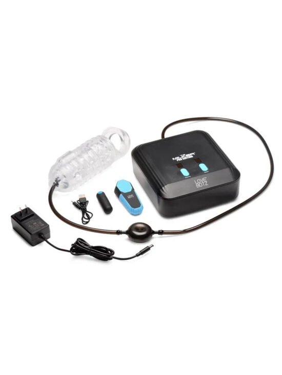 LoveBotz The Milker Pro Edition Remote Control Male Stroker Black