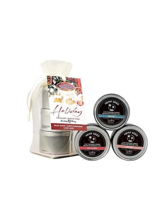 Earthly Body 2022 Holiday Candle Trio Bag 2 oz
