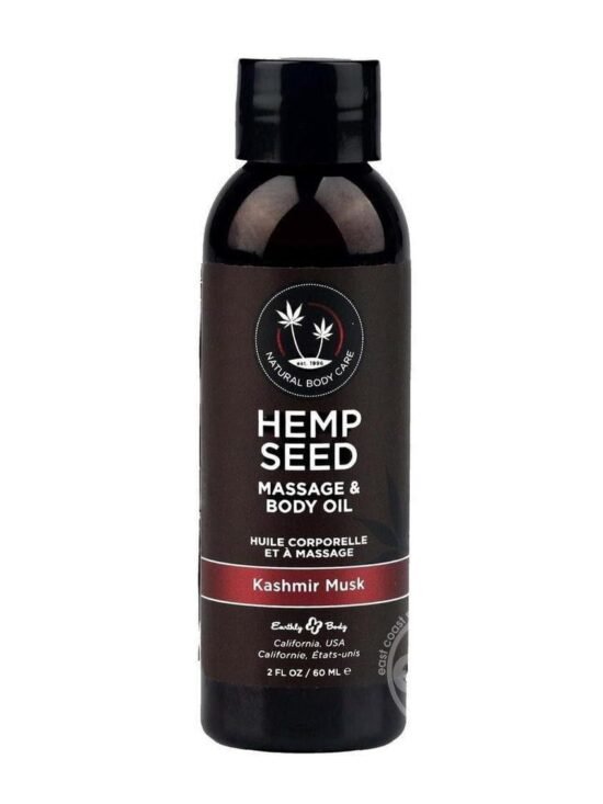 Earthly Body Hemp Seed Massage & Body Oil Kashmir Musk
