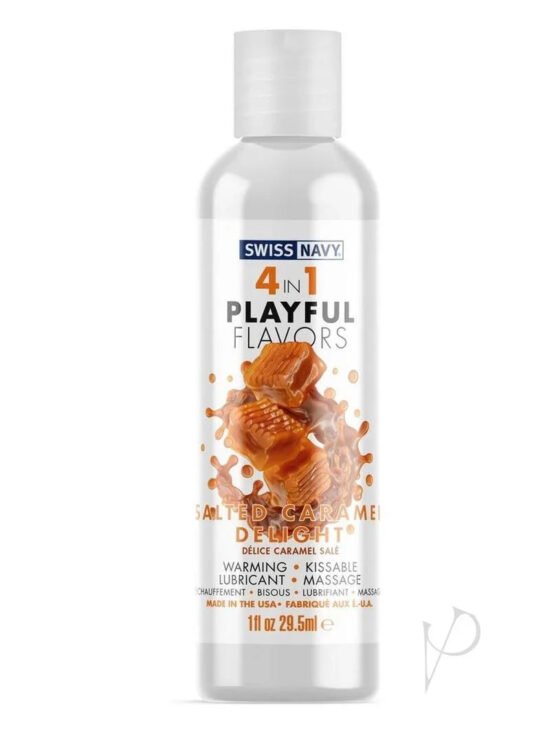 Swiss Navy 4 In 1 Multi Use Massage Gel & Lubricant Salted Caramel Delight