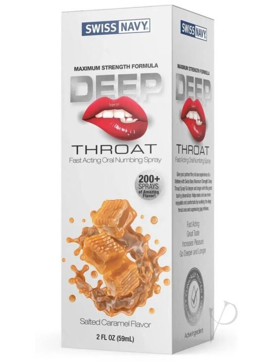 Swiss Navy Deep Throat Spray Salted Caramel