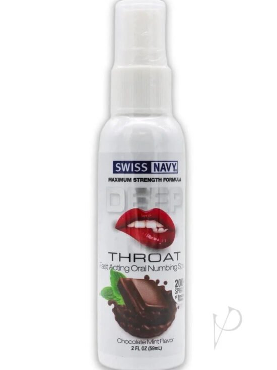 Swiss Navy Deep Throat Spray Chocolate Mint