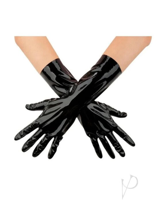 Prowler RED Wrist Length Latex Gloves Black