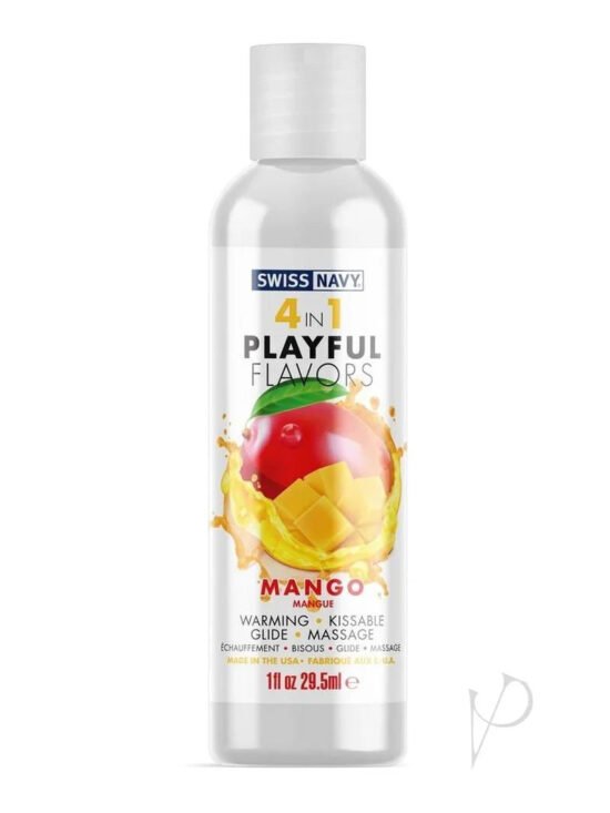 Swiss Navy 4 In 1 Flavored Lubricant Mango