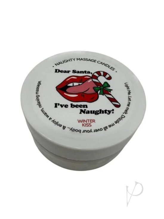 Kama Sutra Holiday Mini Massage Candle 1 oz Dear Santa Winter Spice