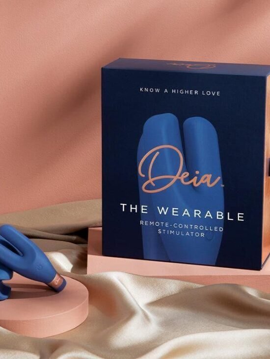 Deia The Wearable Remote Controlled Silicone 10 Vibration Stimulator Blue