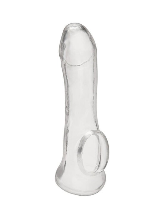 Blue Line 6.25 in. Transparent Penis Enhancing Sleeve Extension